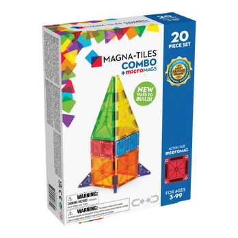MAGNA-TILES MICROMAGS Konstruktorius „Combo“, 20 det.