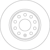 TRW DF6952 Brake Disc kaina