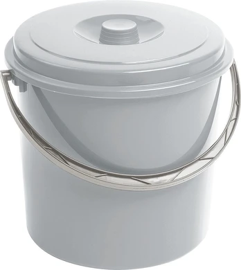 Buitinis kibiras Curver, 10 l, pilka