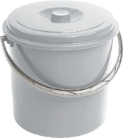 Buitinis kibiras Curver, 10 l, pilka kaina