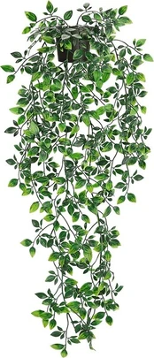 Dirbtinis kabantis augalas vazone 86 cm dekorui 1 vnt