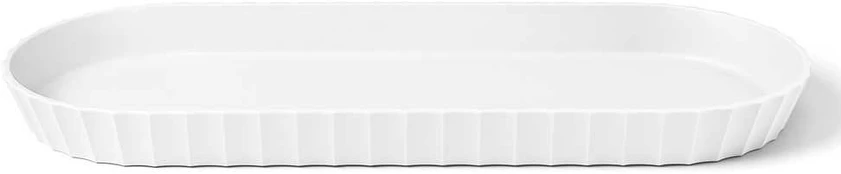 Platter, 37.5x15 cm, baltas, Paestum Collection