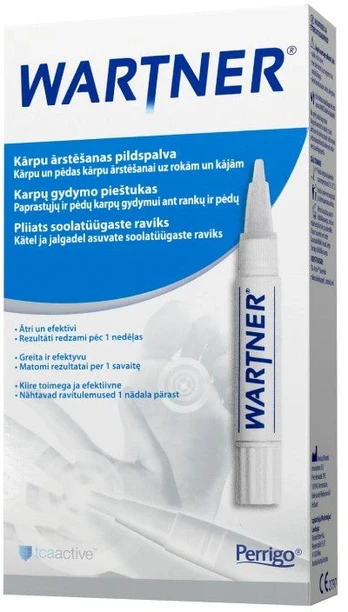 WARTNER pieštukas karpoms šalinti, 1.5 ml