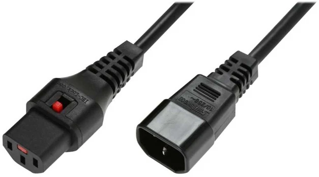 Microconnect PC1003, 1.5 m, C13 coupler, C14 coupler, H05VV-F, 250 V, 10 A