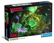 Clementoni CLE puzzle 1000 Compact Dungerons_Dragons 39961 kaina