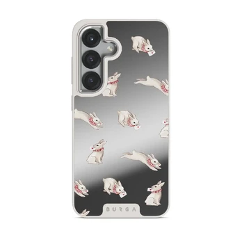 Late Again - Samsung Galaxy S25 Case, Elite Mirror Light (Magnetic) / Silver