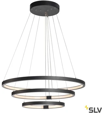 SLV ONE TRIPLE 1002913 Pendullampe LED (RGB) 65 W Sort