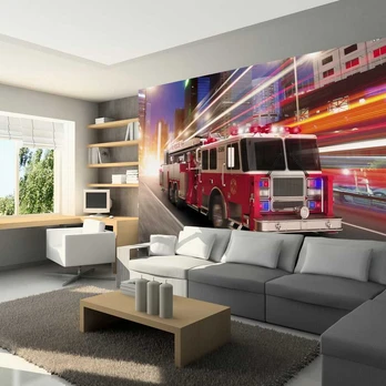 Artgeist Fototapetas - Fire truck