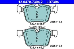ATE 13.0470-7304.2 Brake pad set