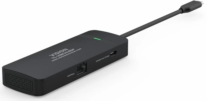 VISION USB-C 5-Port KVM Hub Juodas