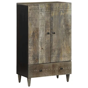Highboard 60x33x100 cm Masyvo medžio mango