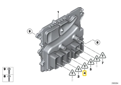 Originalus BMW X1 X3 X5 X6 E70 E71 E82 E84 E88 Lizdo korpusas 48-pin 12527577868