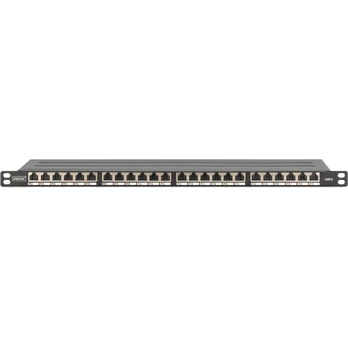 Digitus Patch panel 19" 1U 24x RJ45 LSA kat.6 (DN-91624S-SL-SH)