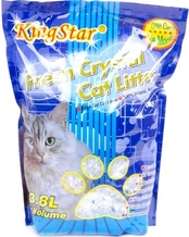 Kačių kraikas silikoninės granulės Kingstar Fresh Crystal, 3.8 l