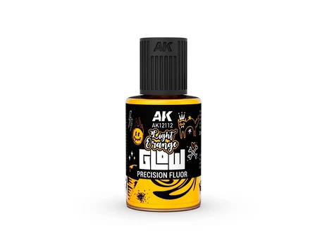 AK Interactive Light Orange Glow fluorescenciniai emalio dažai, 30 ml AK12112