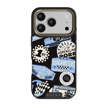 Finish Line - iPhone 17 Pro Case, Elite Dark (MagSafe) / Gold