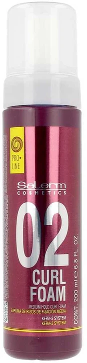 Salerm CURL MOUSSE 04 medium hold curl foam 200 ml