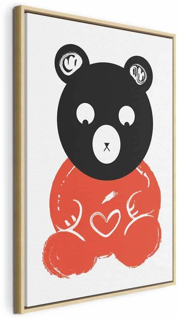 Artgeist Paveikslas - Thoughtful Bear (1 Part) Vertical