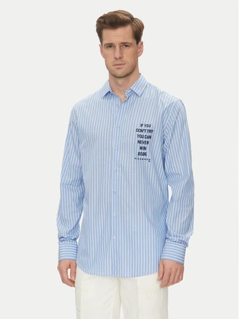 Richmond X Marškiniai UMP25077CA Mėlyna Regular Fit