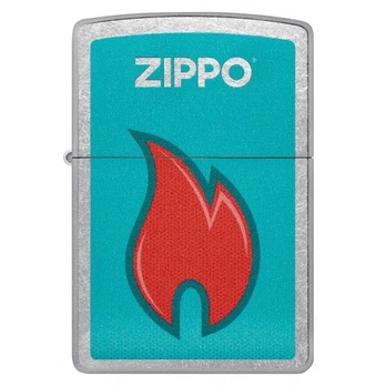 Žiebtuvėlis Zippo Flame 48495, mėlyna/sidabro