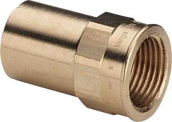 VIEGA Sanpress indstik 3/4"-22 mm af rødgods nippel/muffe