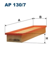 Oro filtras FILTRON AP 130/7 kaina