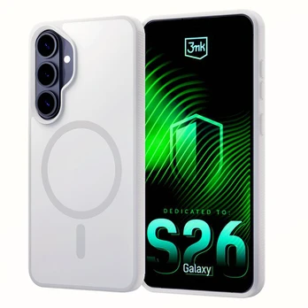 Dėklas Samsung Galaxy S26+ - 3mk Hardy Hazy MagCase White