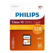 Philips SDXC Card 128GB Class 10 UHS-I U1 kaina