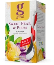 g’tea! Sweet Pear & Plum Juodas Tea, 20 pcs.