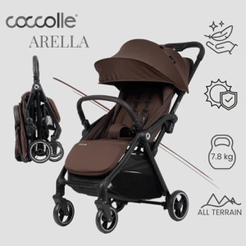 Coccolle Arella Coffee Brown Vaikiškas vežimėlis