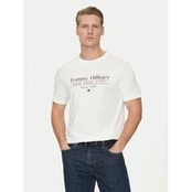 Tommy Hilfiger Marškinėliai Center Stack MW0MW38621 Balta Regular Fit