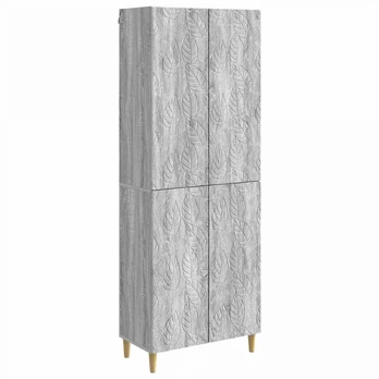 Spintelė 2 pcs Pilka Sonoma Apdirbta mediena