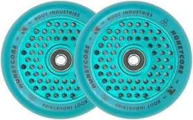 Root Limited edition Honeycore 110mm Pro Scooter Wheels Teal/Teal