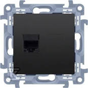 Kontakt Simon GN.1-KR.KOMP.RJ45 KAT6 JUODA SIMON10