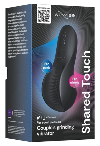 We-Vibe Shared Touch porų vibratorius, juodas