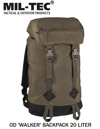 Kuprinė Mil-Tec Walker - 20 L žalia .