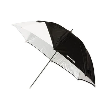 Westcott 43 /109cm Optical White Satin Collapsible with Removable Black Cover