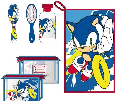 CERDÁ Sonic the Hedgehog toiletries bag set