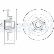 Stabdžių diskas DELPHI BG9134RSC kaina