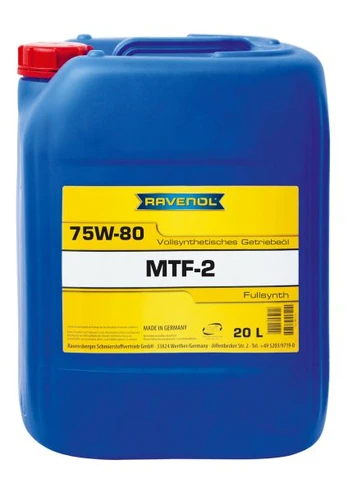 MTF alyva RAVENOL MTF-2 (20L) 75W80 RAV MTF-2 75W80 20L