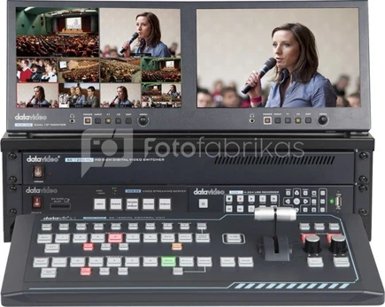 DATAVIDEO GO-1200-STUDIO 6 INP HDMI/SDI SWITCHER W. STREAMING/REC