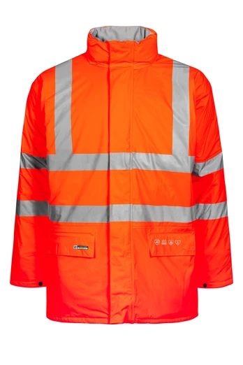 Žieminė darbinė striukė Lyngsoe Flame Hi-Vis PU FR-LR3456