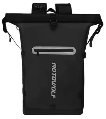 Kuprinė MotoWolf Black MB3B, su integruota gertuve, 21 L