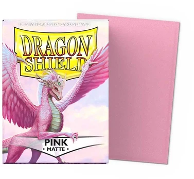 Dragon Shield Standard Sleeves - Matte Rožinė (100 vnt.)