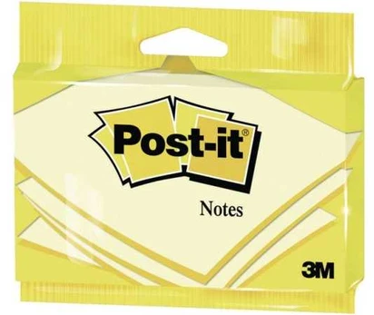 3M Post-it Canary Geltona 76x127 100sh
