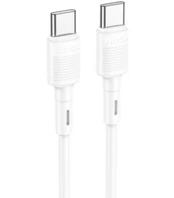 Baltas USB-C - USB-C 60W 100cm laidas "Hoco X83"