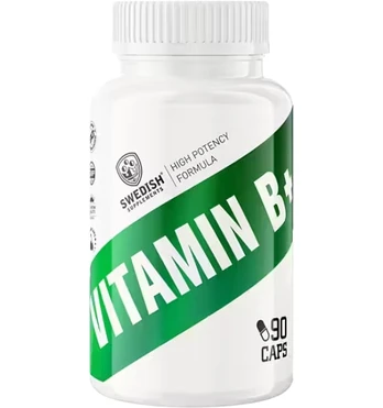 Swedish Supplements Vitamin B+, 90 caps