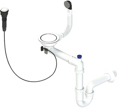 Sifonas plautuvėms Laveo OKS_163T, Steel