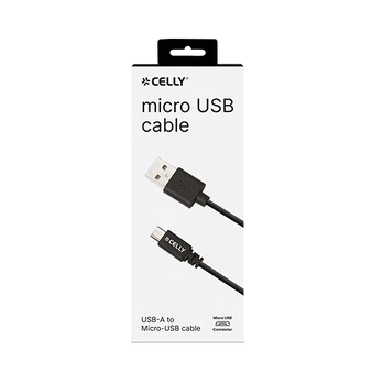 Celly USB-A to Micro USB kabelis