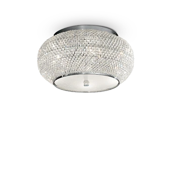 Lubinis šviestuvas Ideal Lux Ceiling lamp with 6 lights PASHA', E14, chrome